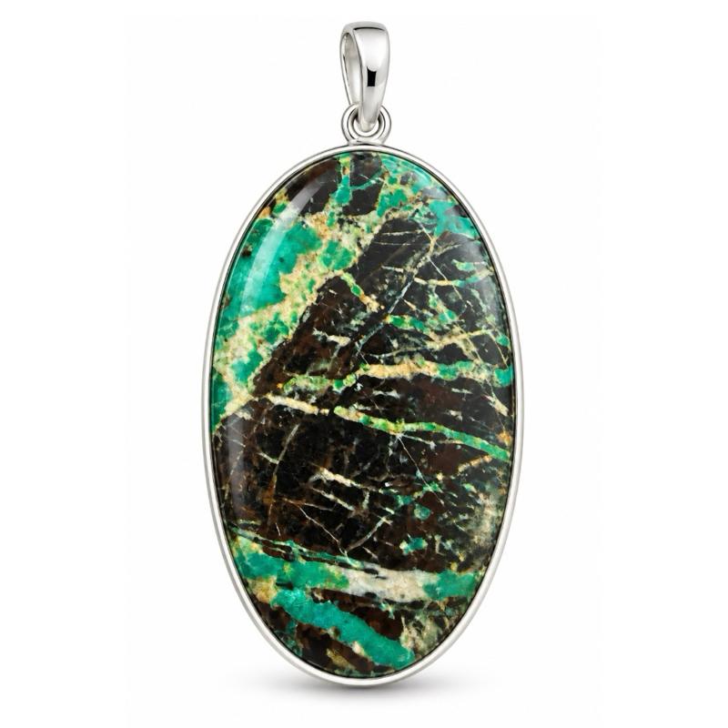 Blackjack Turquoise .925 Sterling Silver Pendant