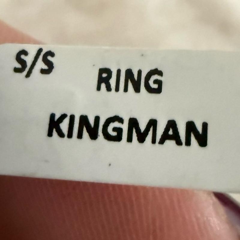 Size 6 Kingman Turquoise .925 Sterling Silver Ring