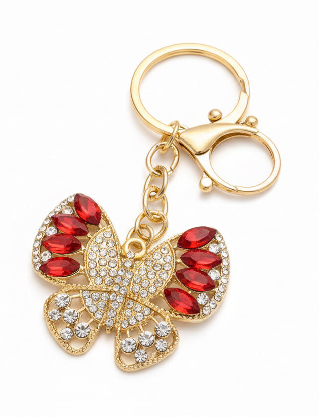 Butterfly Keychain Purse Bag Charm