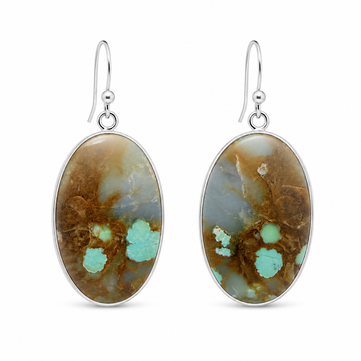 Mine #8 Turquoise Dangle Earrings