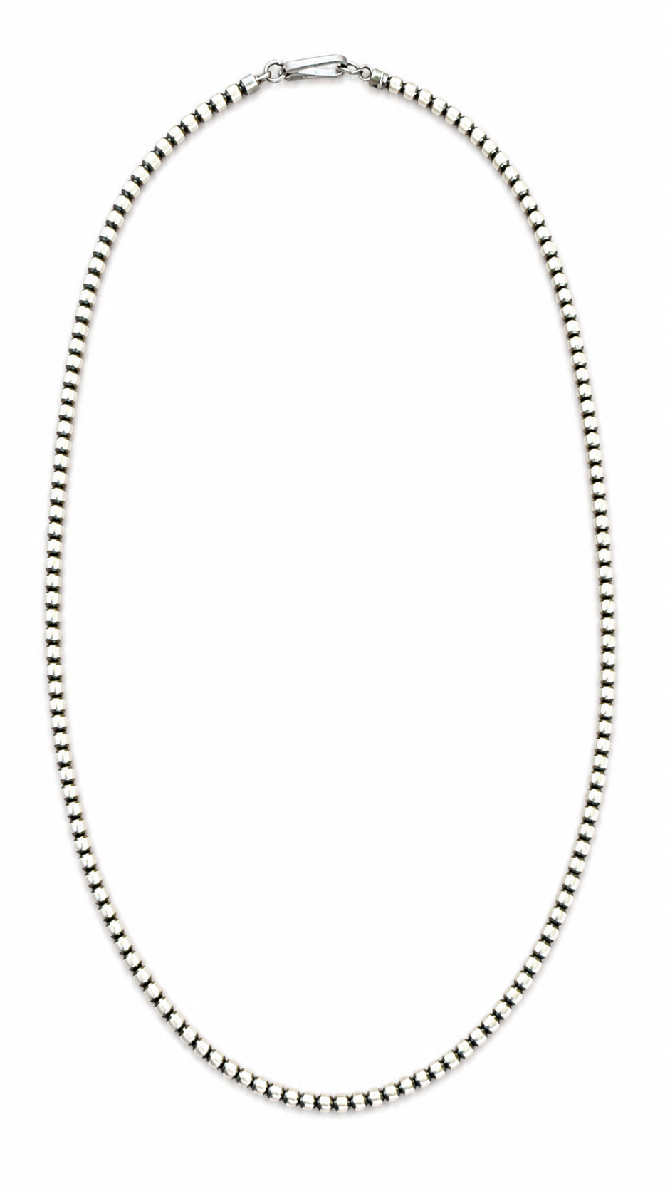 16” 3mm Desert Pearl Beaded Necklace