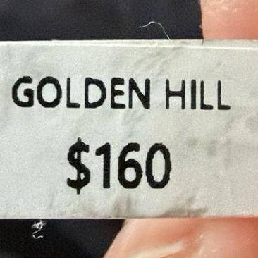 Adjustable Golden Hill Turquoise .925 Sterling Silver Ring