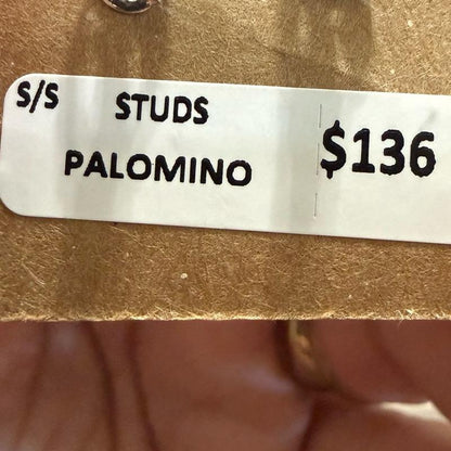 Palamino Southwestern .925 Solid Sterling Silver Natural Stone Stud Earrings