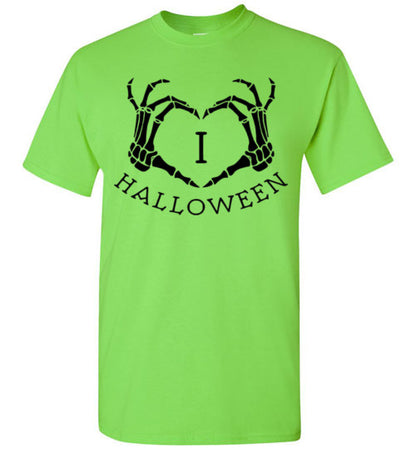 I Love Halloweeen Graphic T-Shirt Top
