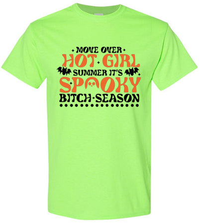 Hot Girl Spooky Season Halloween Fall T-Shirt Top