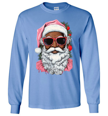 Black African American Sant Cause Long Sleeve Tee Shirt Top T-Shirt