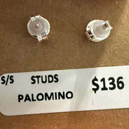 Palamino Southwestern .925 Solid Sterling Silver Natural Stone Stud Earrings