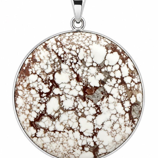 Wild Horse Jasper .925 Solid Sterling Silver Pendant
