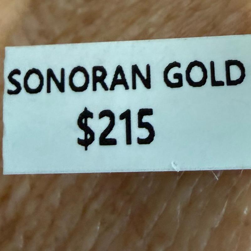 2” Sonoran Gold Turquoise Bar .925 Solid Sterling Silver Necklace