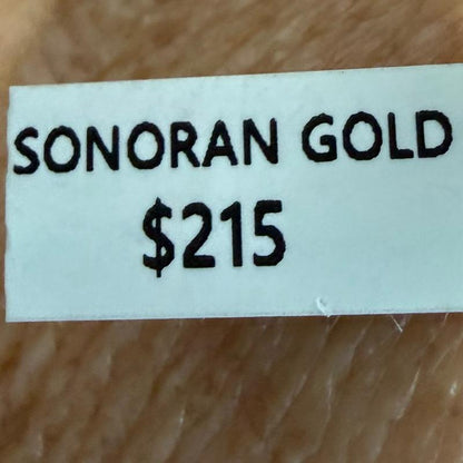 2” Sonoran Gold Turquoise Bar .925 Solid Sterling Silver Necklace