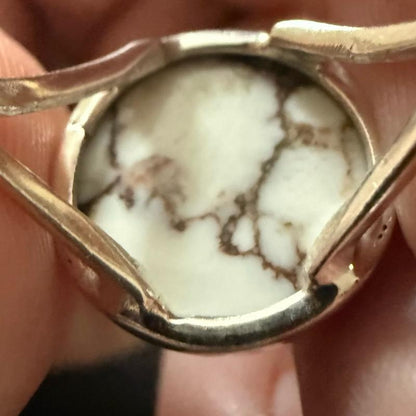 Size 8 Wild Horse Jasper .925 Solid Sterling Silver Ring