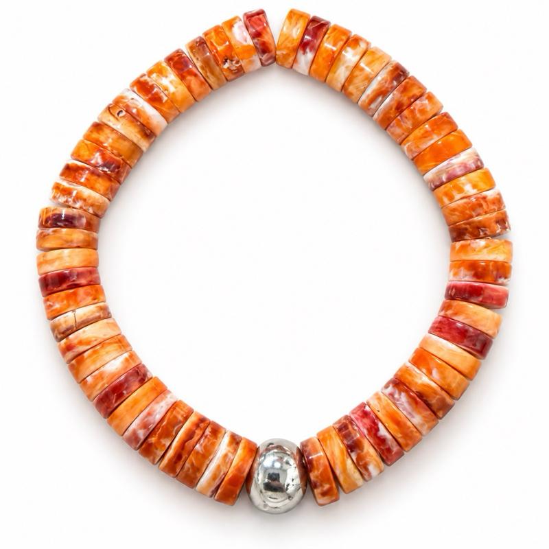 Spiny Oyster .925 Sterling Silver Bracelet