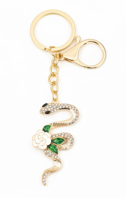 Snake Salamander Bag Charm Keychain