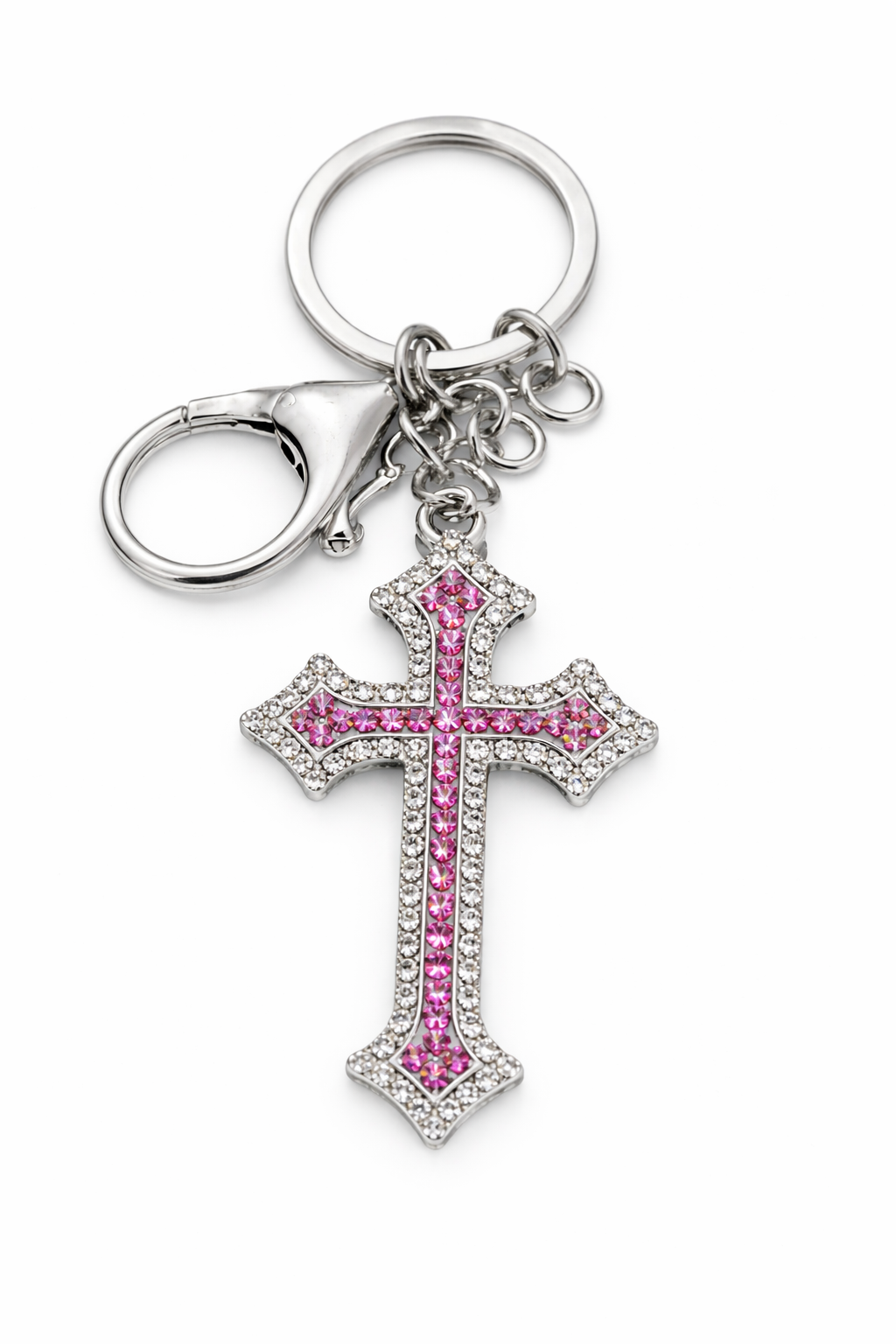 Cross Keychain Purse Bag Charm