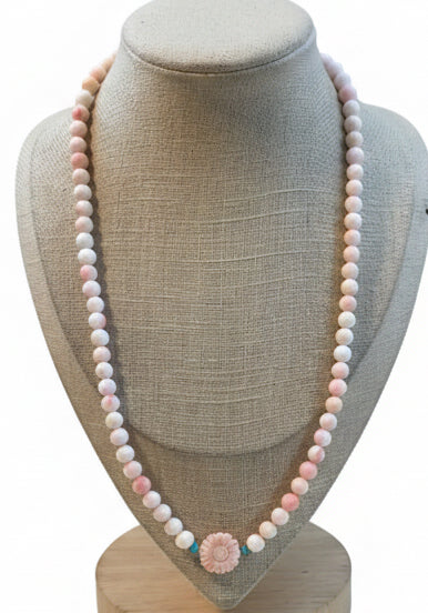 Pink Conch Shell Necklace
