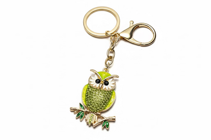 Owl Boho Bag Charm Keychain