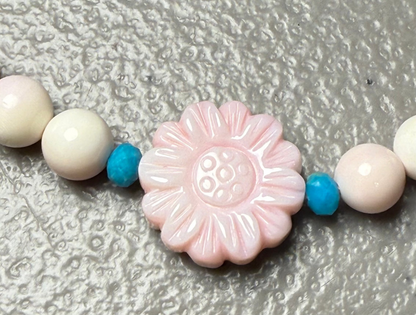 Pink Conch Shell Necklace