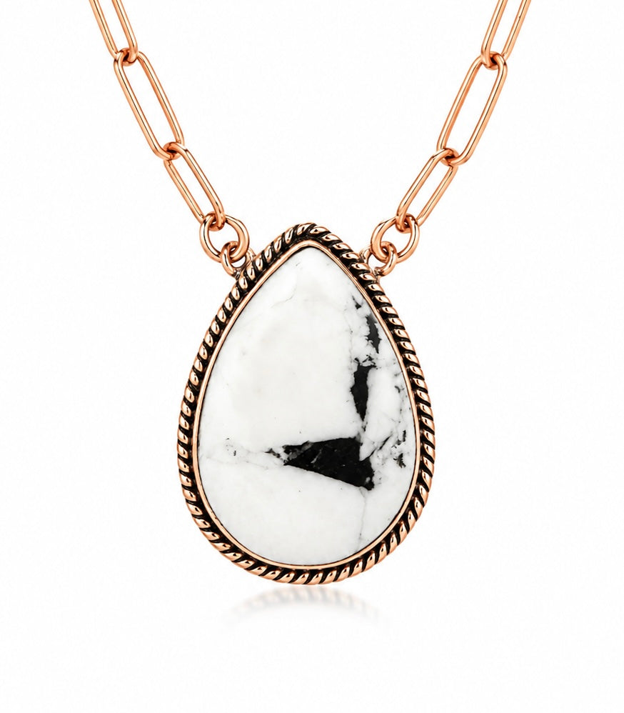 White Buffalo Pure Copper Necklace