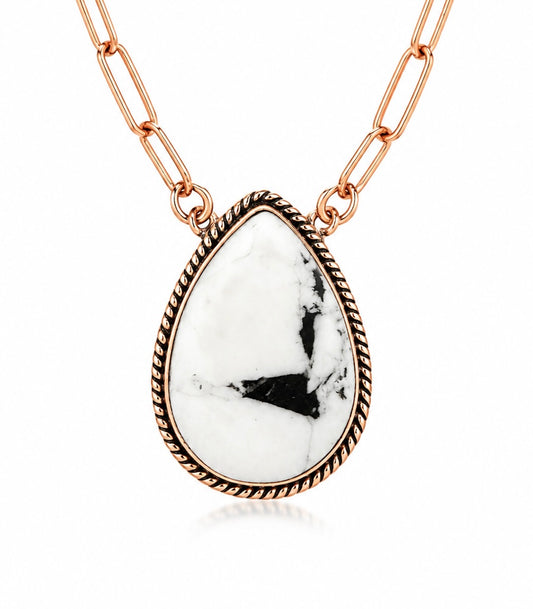 White Buffalo Pure Copper Necklace