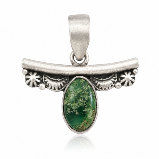 1.25” x 1.25” Sonoran Gold .925 Sterling Silver Pendant
