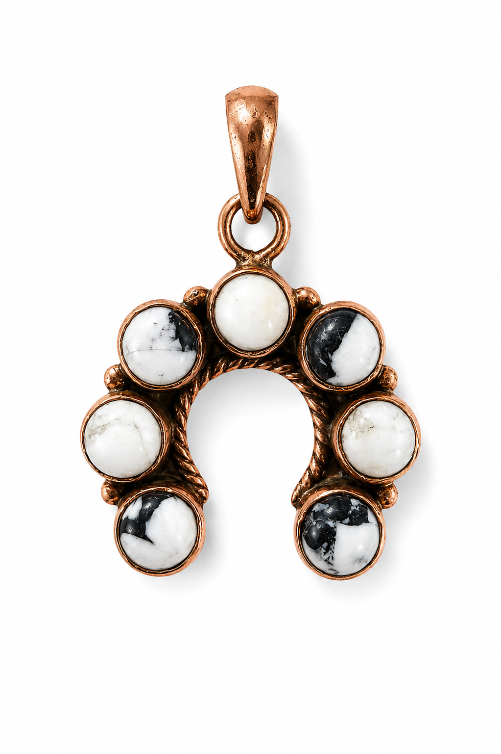 White Buffalo Naja Pure Copper Pendant