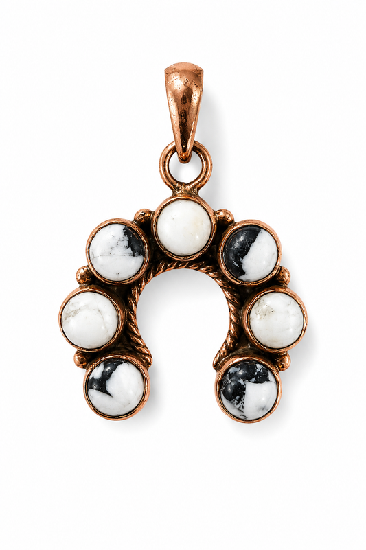 White Buffalo Naja Pure Copper Pendant