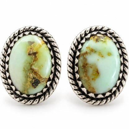 Palamino Southwestern .925 Solid Sterling Silver Natural Stone Stud Earrings