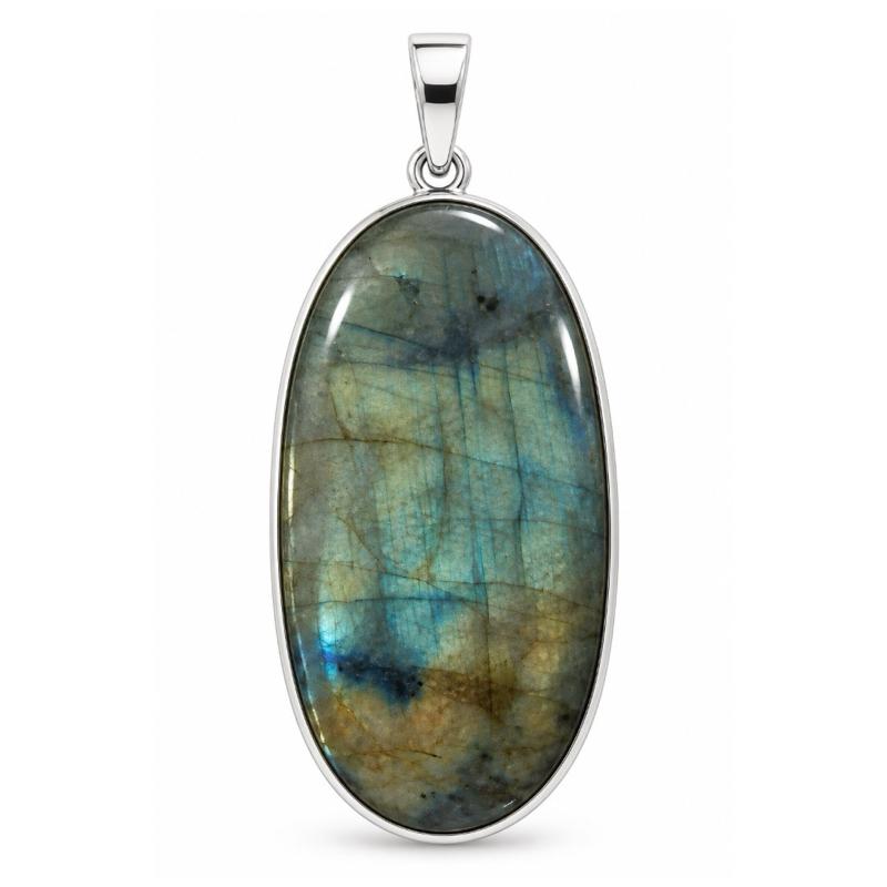 Labradorite .925 Sterling Silver Pendant