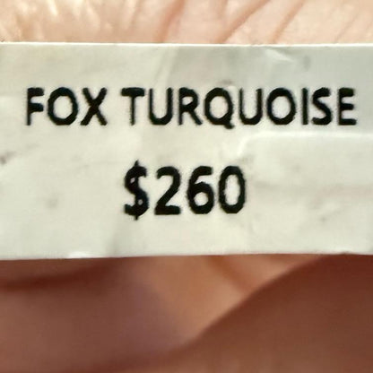 Adjustable Fox Turquoise .925 Sterling Silver Ring