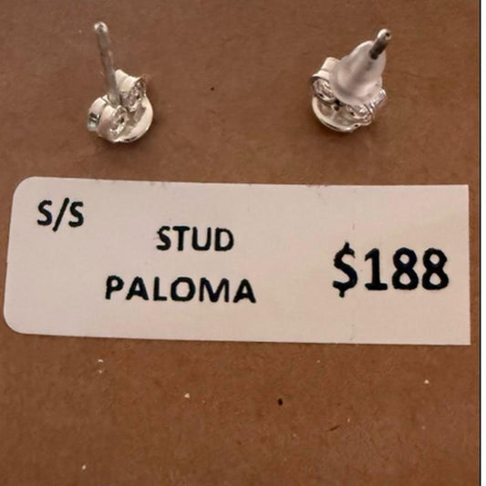 1.79” Paloma Veriscite Dangle Earrings .925 Solid Sterling Silver