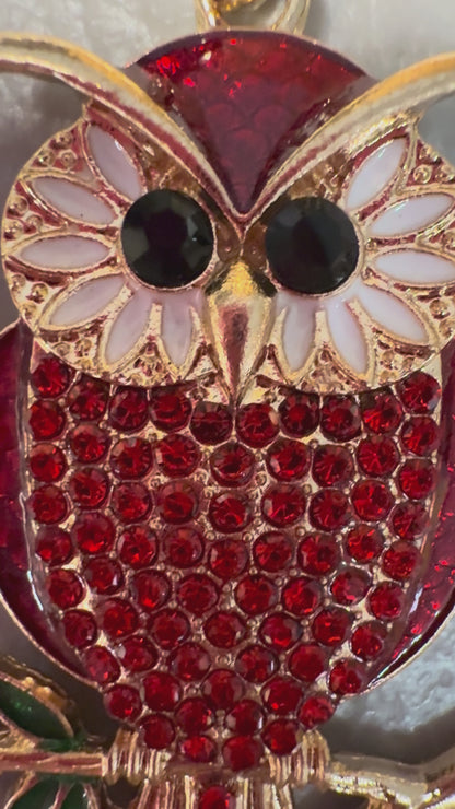 Owl Boho Bag Charm Keychain