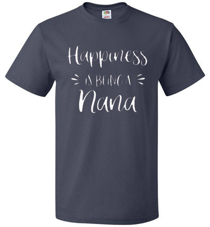 Happiness Is Being A Nana Tee Shirt Top Shirt T-Shirt