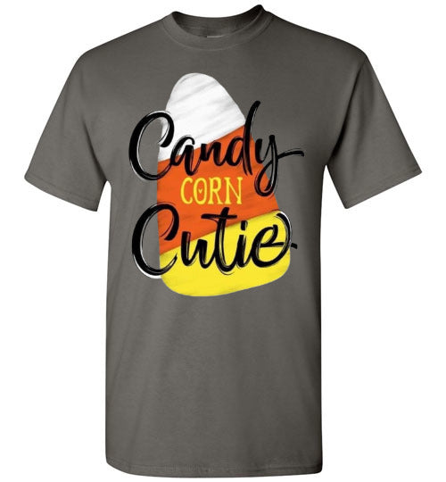 Candy Corn Cutie Fall Halloween Tee Shirt Top T-Shirt