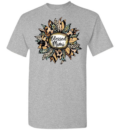 Blessed Mimi Grandmother Grandma Tee Shirt Top T-Shirt