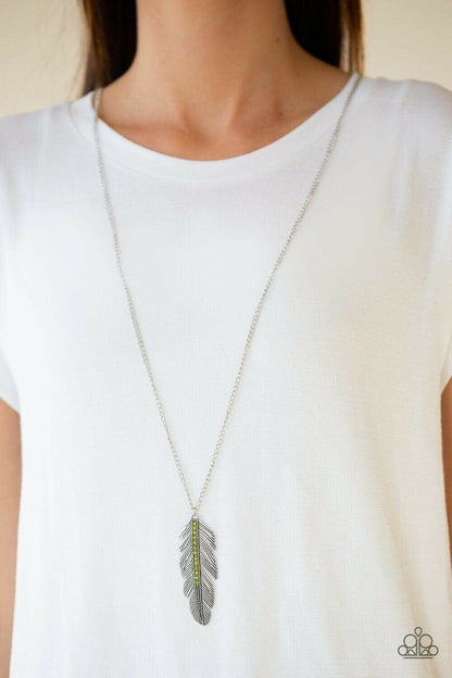 GLOW Hanging Fruit - White Paparazzi Jewelry Accessories 2201