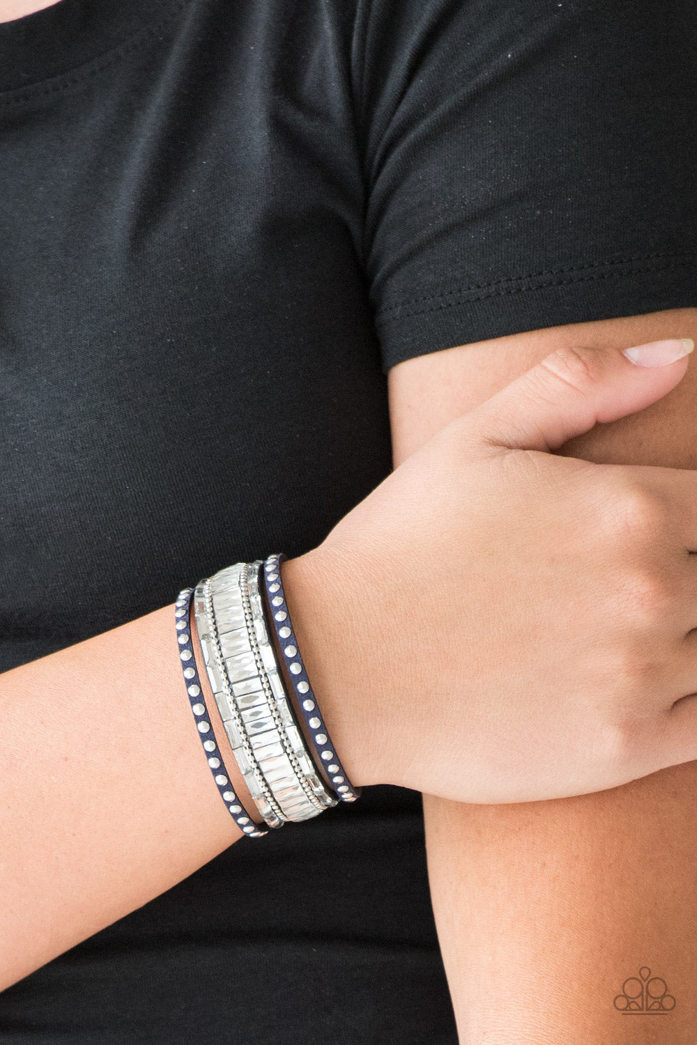 Rock Star Rocker - Blue Bracelet 4094