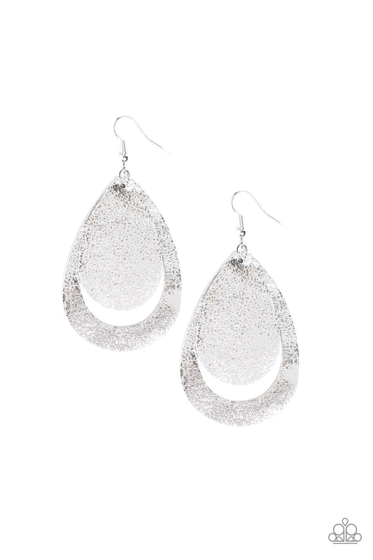 Fiery Firework - Silver Earrings 540