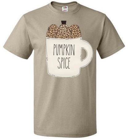 Pumpkin Spice Fall Tee Shirt Top T-Shirt Small - 6X