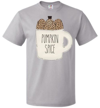 Pumpkin Spice Fall Tee Shirt Top T-Shirt Small - 6X