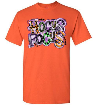 Hocus Pocus Halloween Fall Tee Shirt Top T-Shirt Regular & Plus Size Costume
