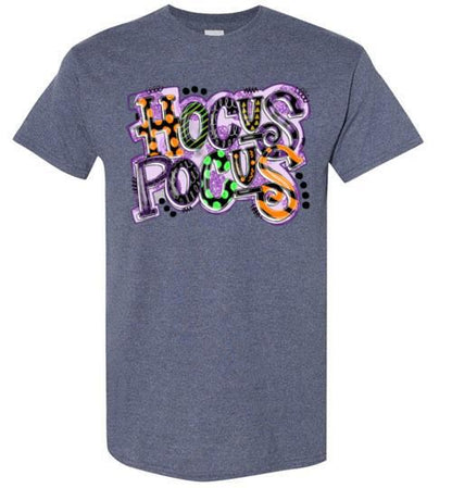 Hocus Pocus Halloween Fall Tee Shirt Top T-Shirt Regular & Plus Size Costume