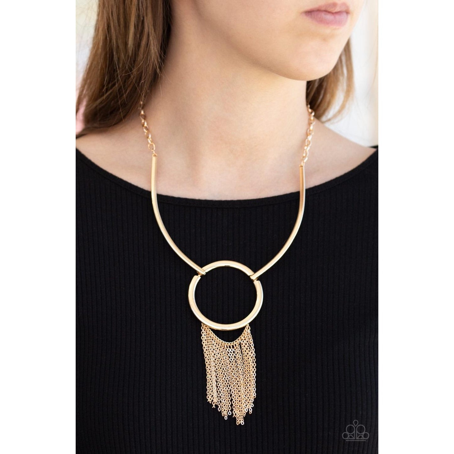 Pharaoh Paradise - Gold Necklace Earrings